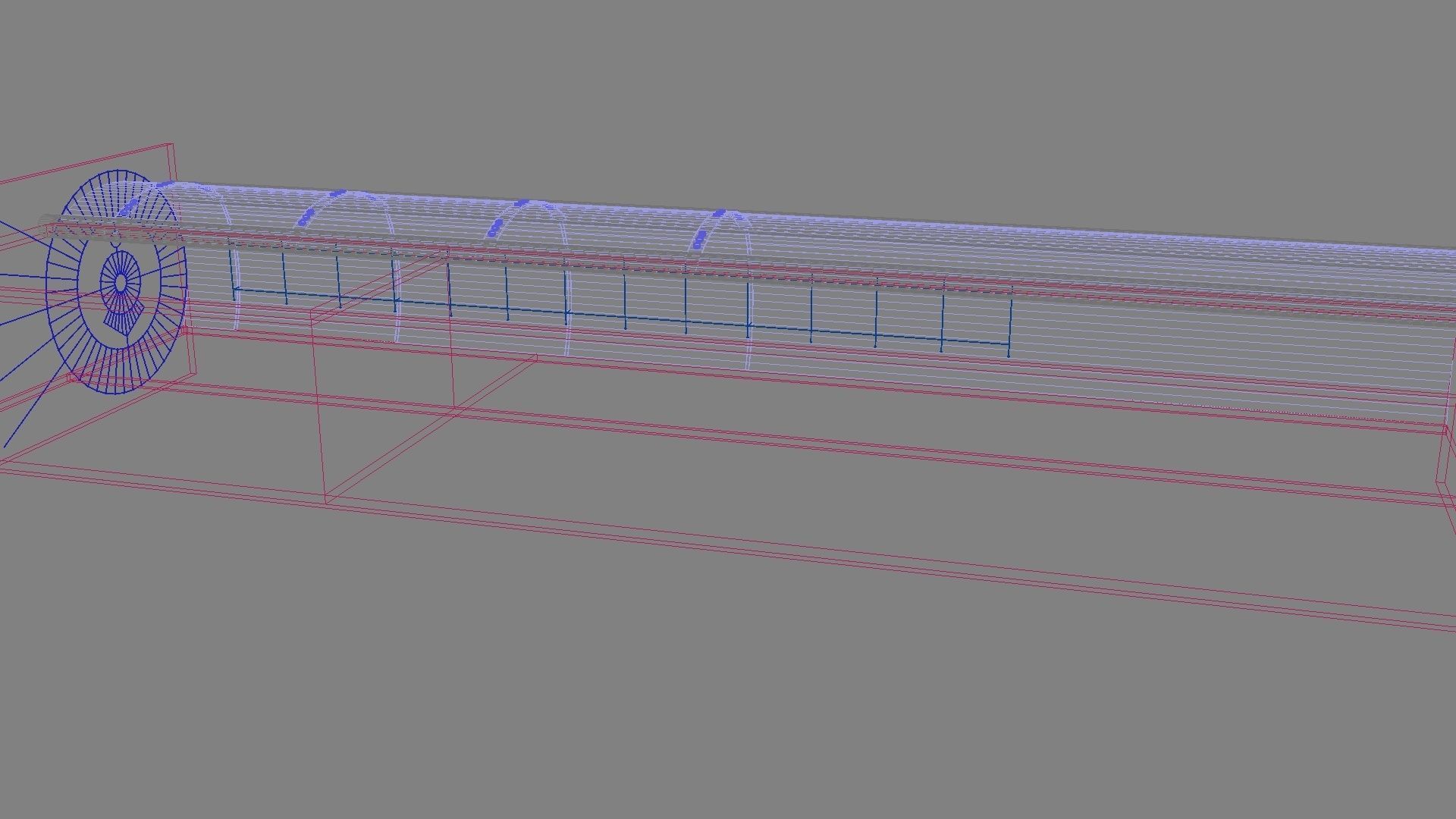 Light Hallway 3D model_23