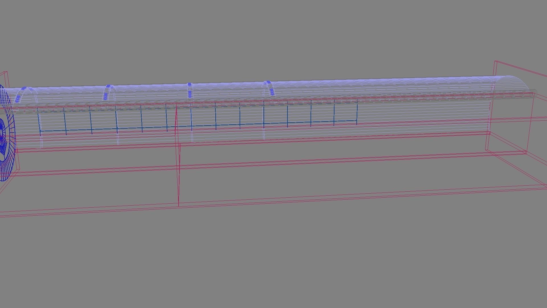 Light Hallway 3D model_21