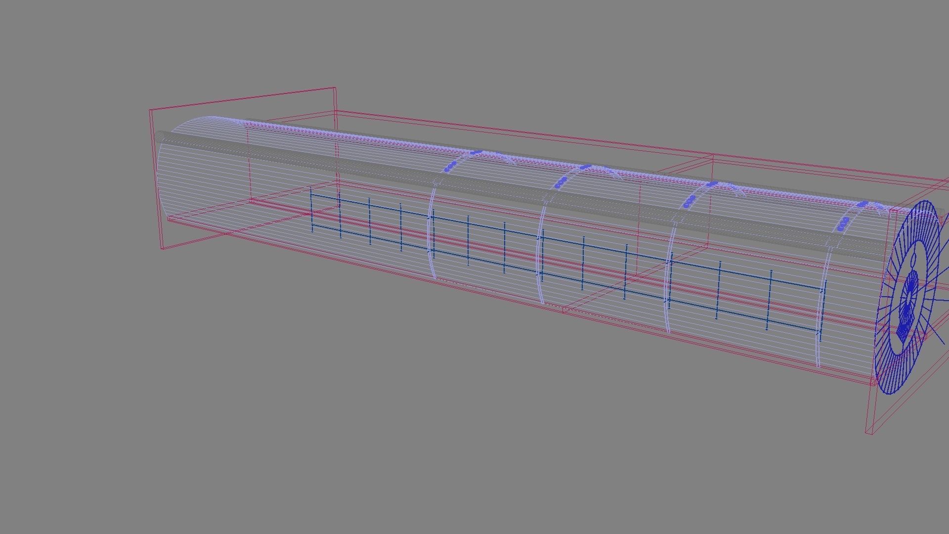 Light Hallway 3D model_9