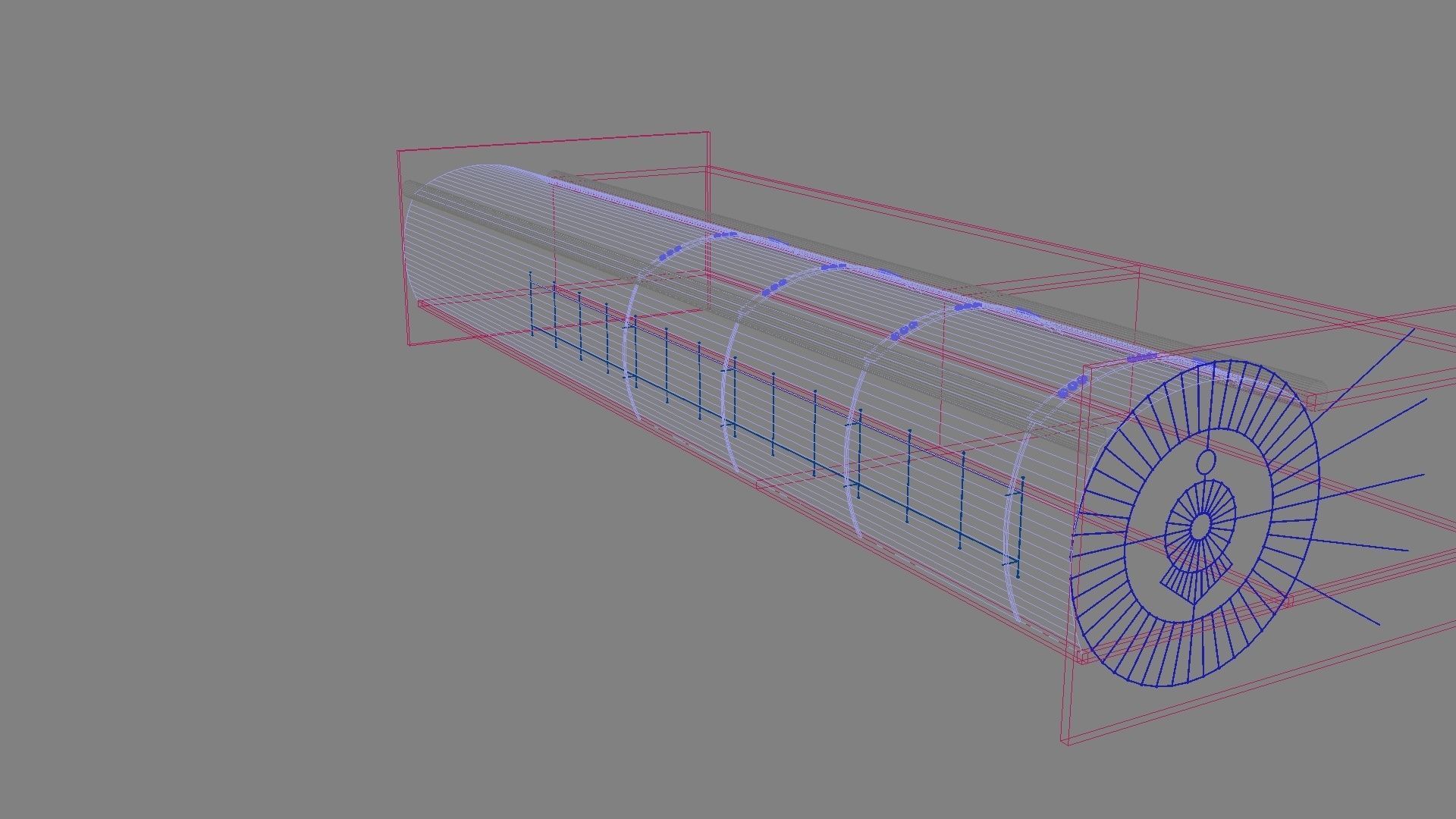 Light Hallway 3D model_11