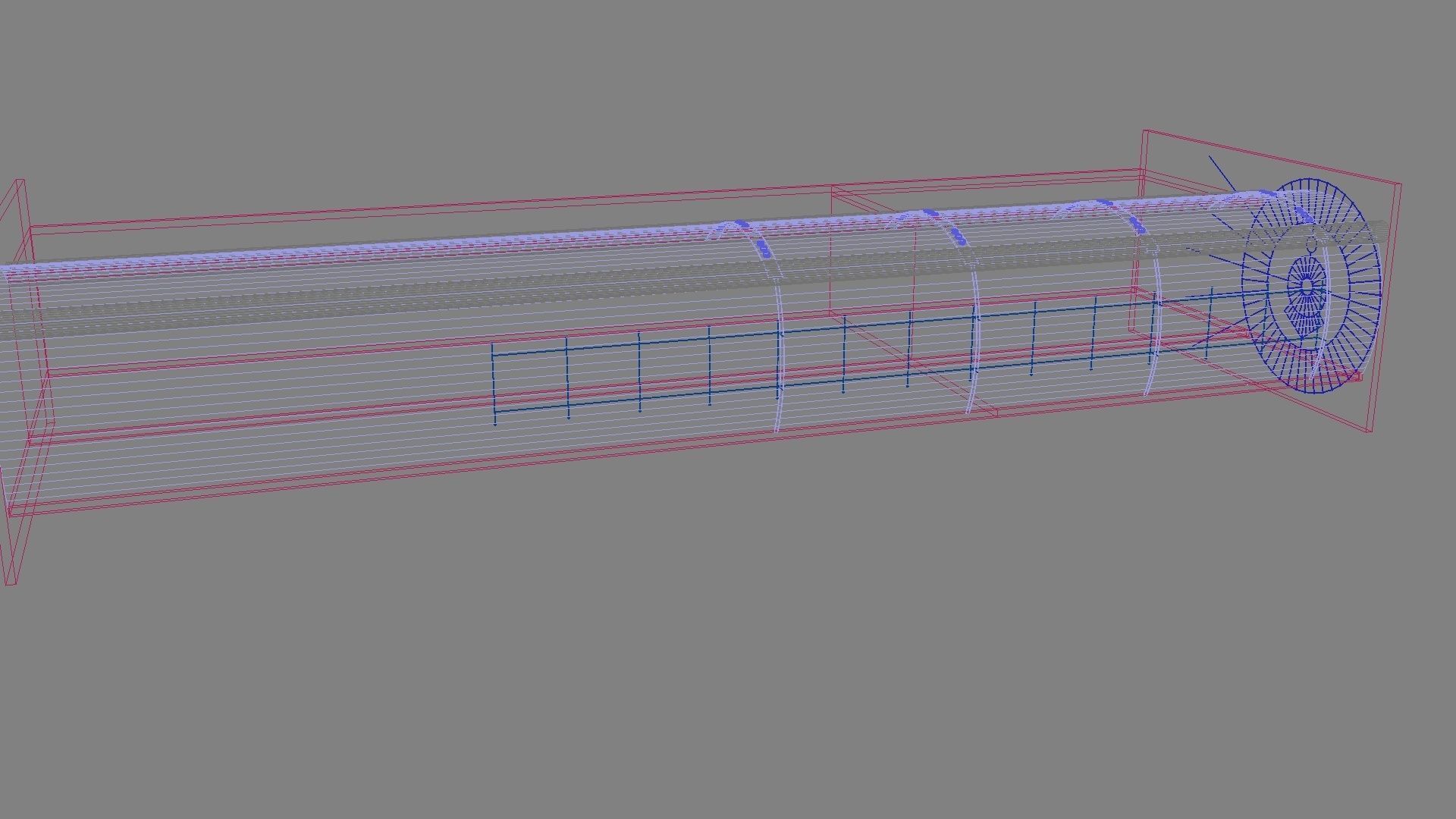 Light Hallway 3D model_4