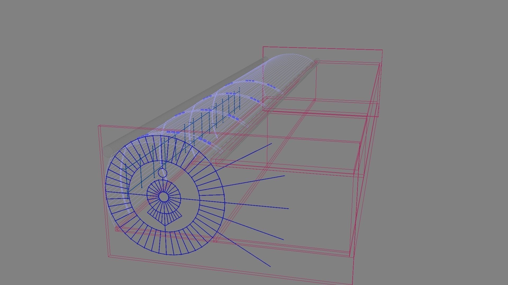 Light Hallway 3D model_15