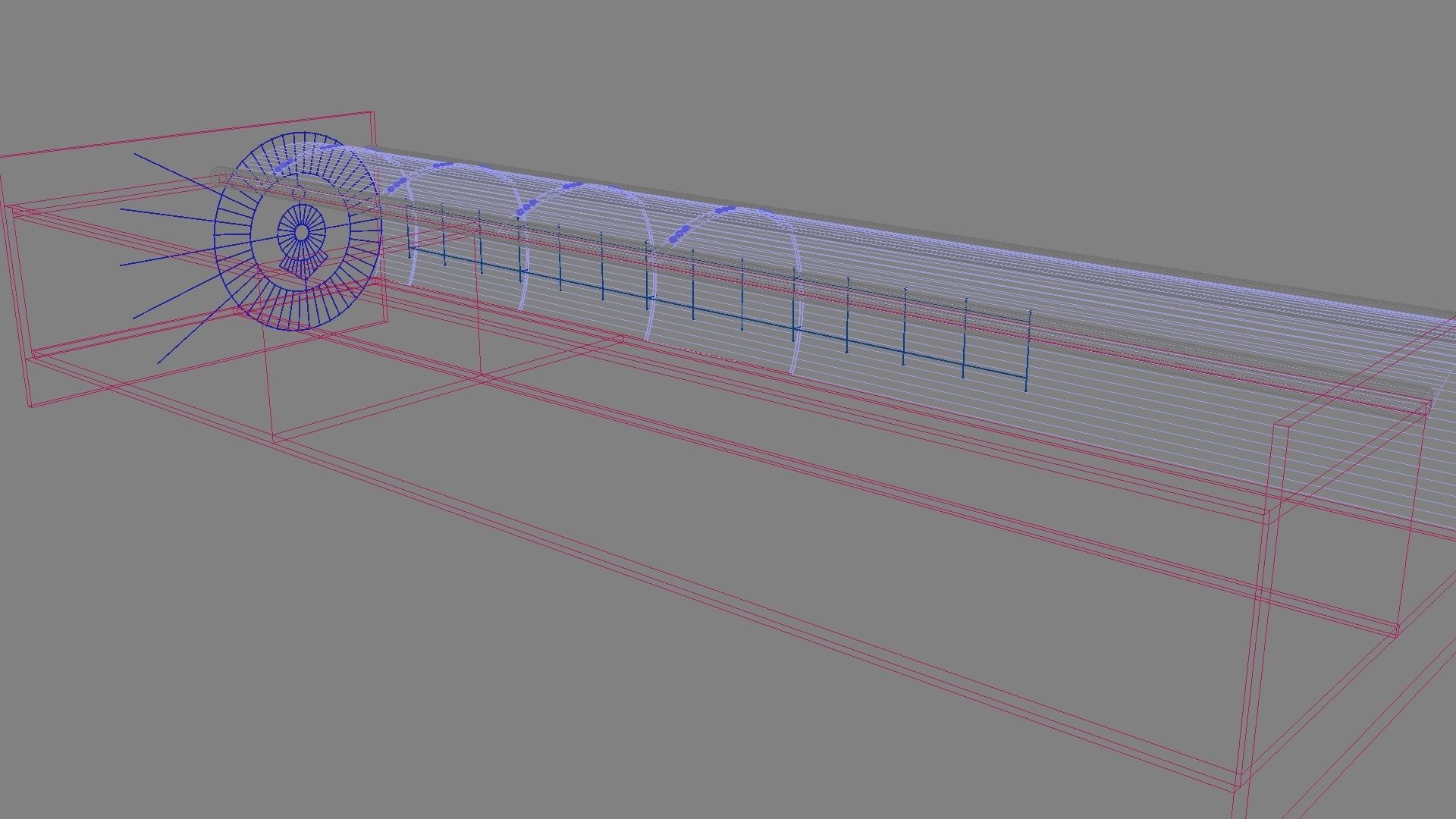 Light Hallway 3D model_25