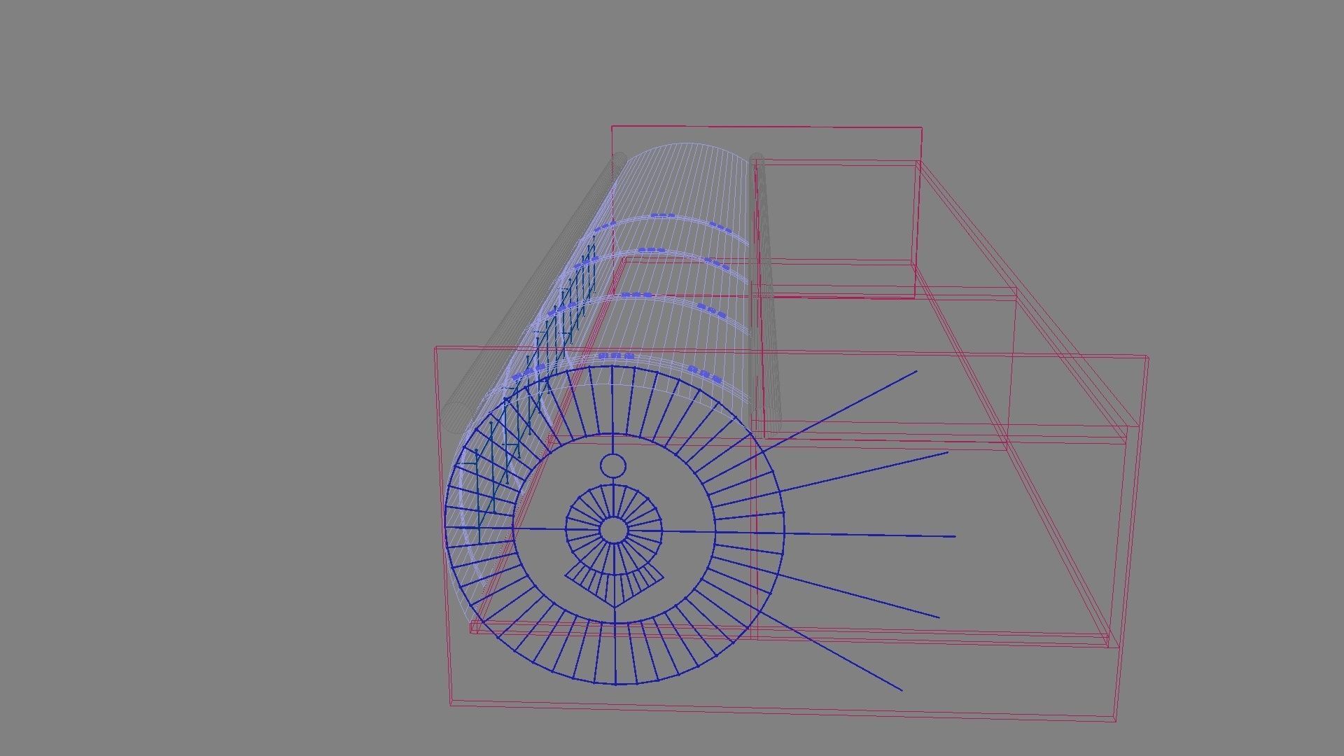Light Hallway 3D model_14