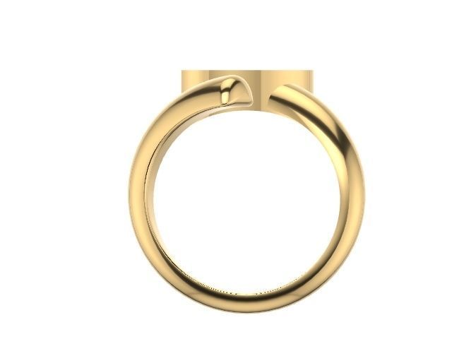 d alphabet ring stl verified 3D print model_1