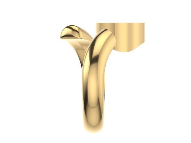 d alphabet ring stl verified 3D print model_2