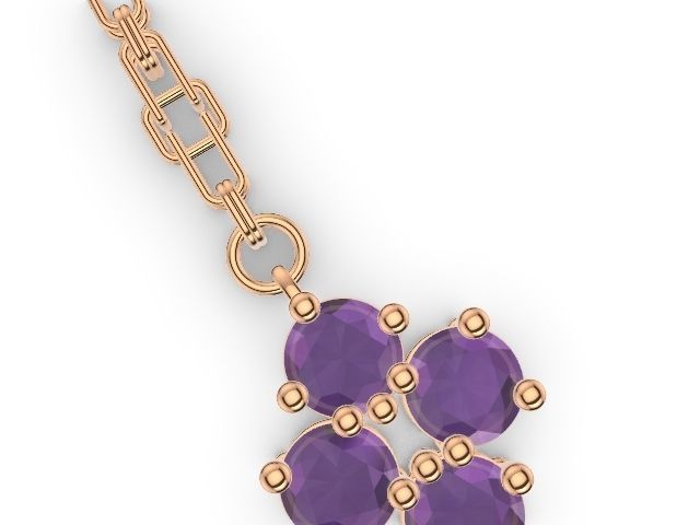 4 stone necklace stl verified 3D print model_17