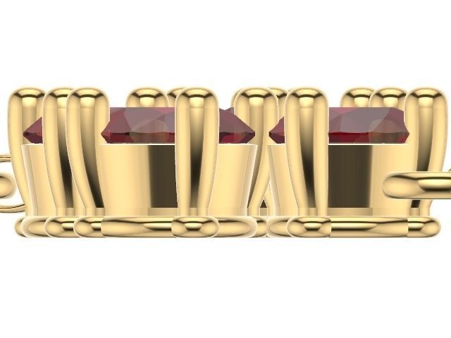 4 stone necklace stl verified 3D print model_8