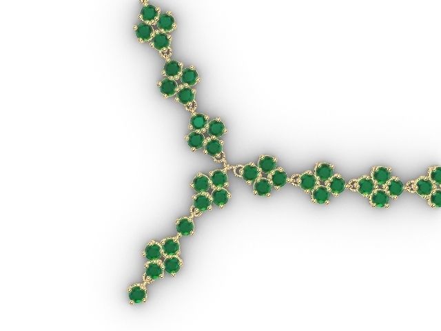 4 stone necklace stl verified 3D print model_13