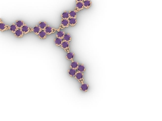 4 stone necklace stl verified 3D print model_15