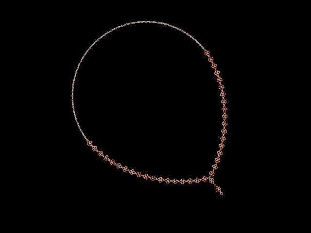 4 stone necklace stl verified 3D print model_24