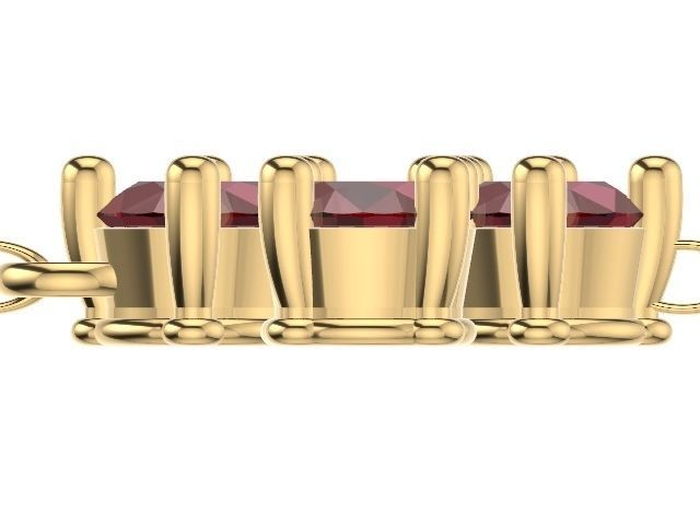 4 stone necklace stl verified 3D print model_7