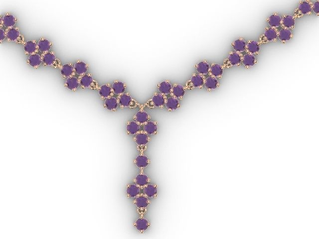 4 stone necklace stl verified 3D print model_16