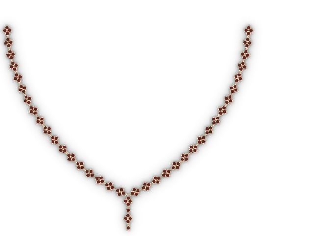 4 stone necklace stl verified 3D print model_9