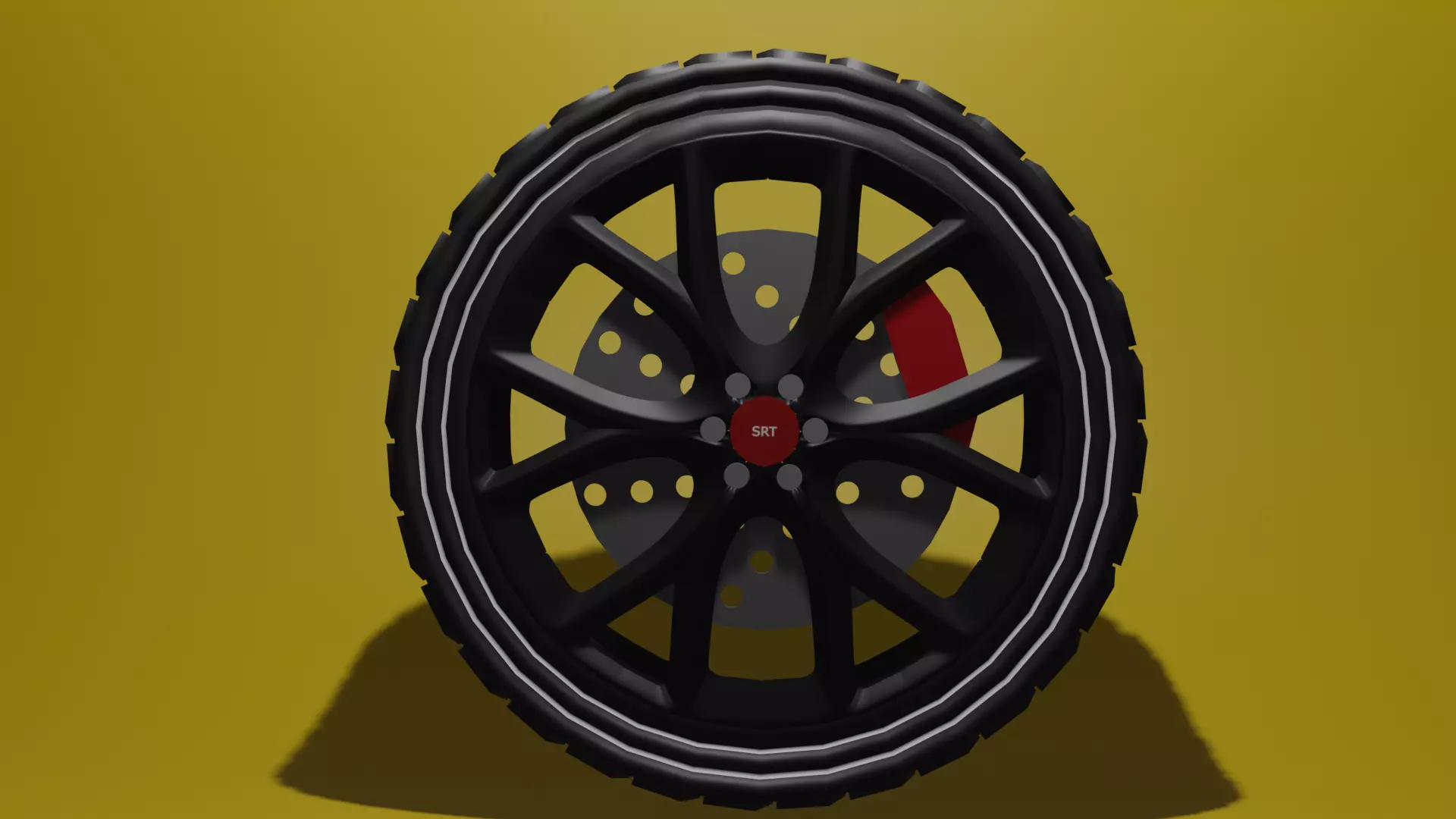 car tire rims Free 3D model