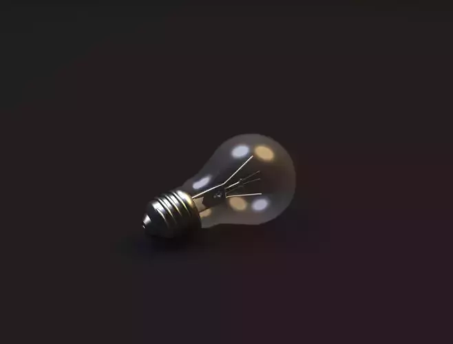 light bulb 3D model