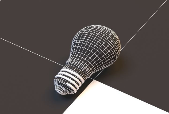 light bulb 3D model_3