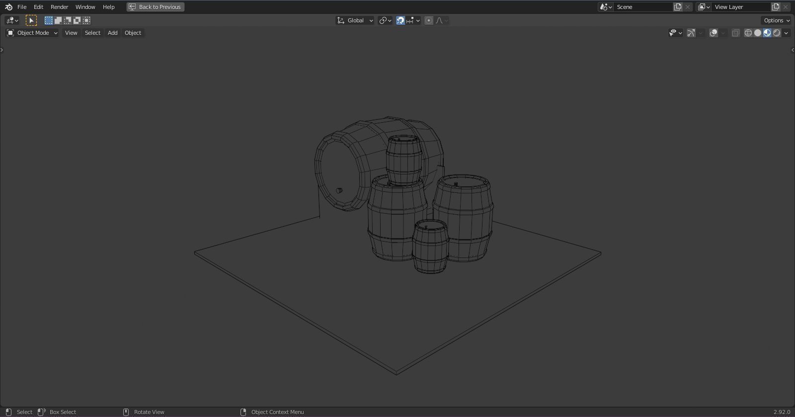 Barrel 3D model_7