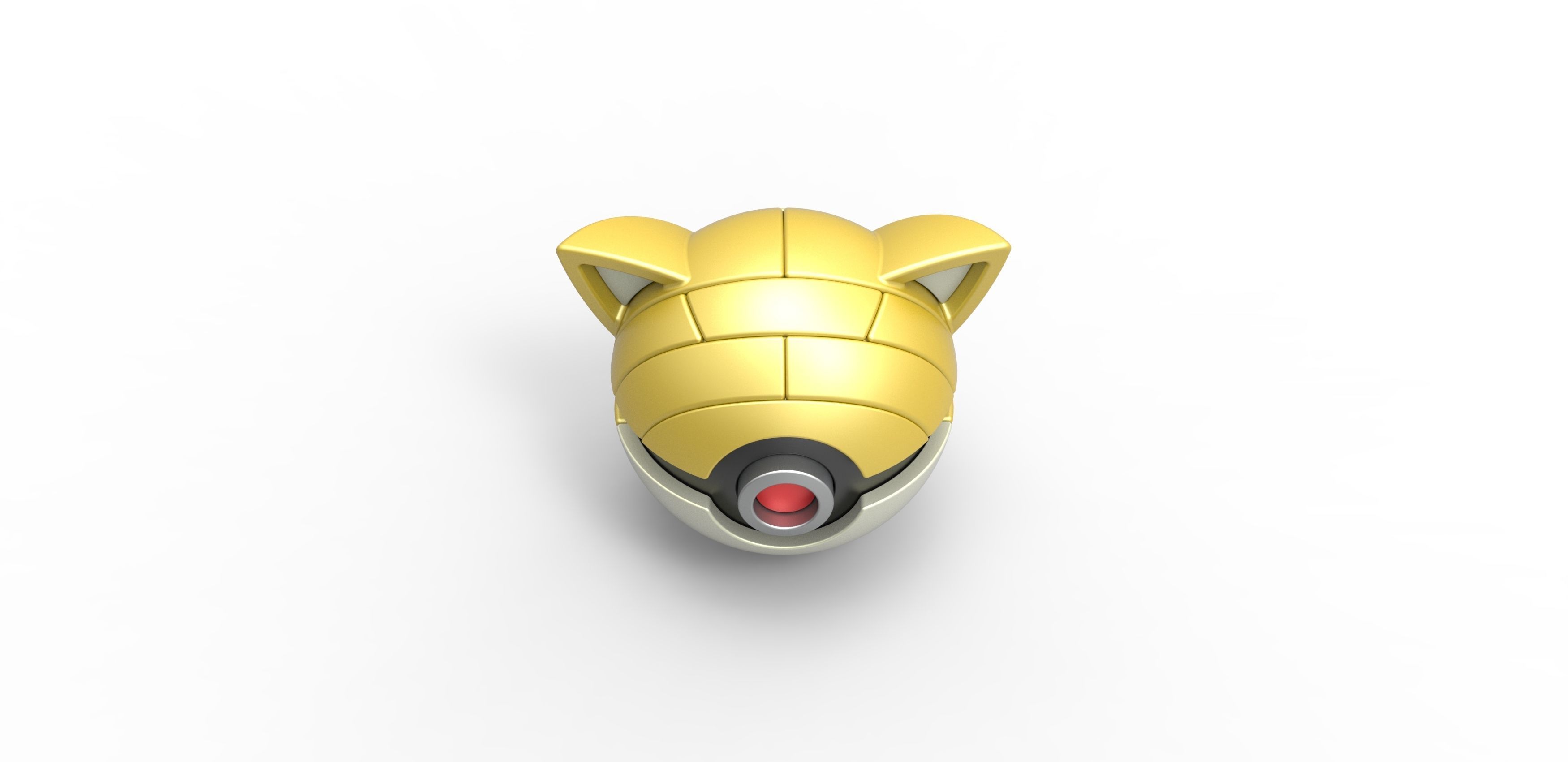 Sandshrew orb 3D print model_3