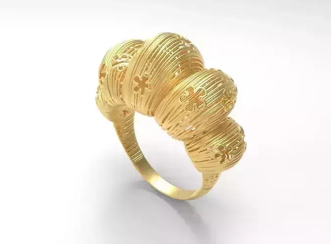 Ultra Vision Spiral Winding Women Ring - Eu 58