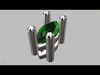 Navette Gemstone Pendant 01 Free 3D print model_1