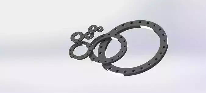 EN 1092-1 PN16 FLAT FLANGES