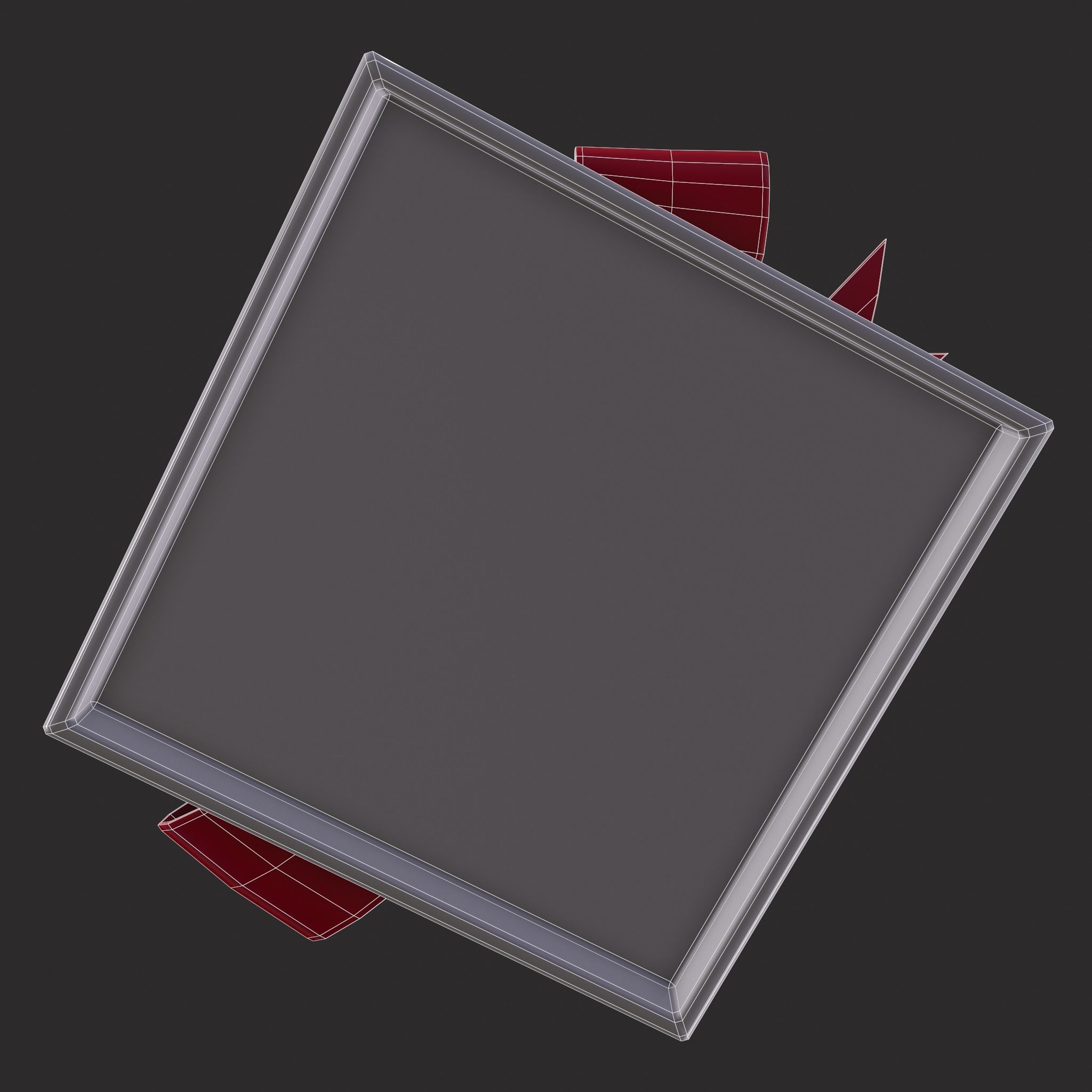 Love Chocolates Box Low-poly 3D model_8