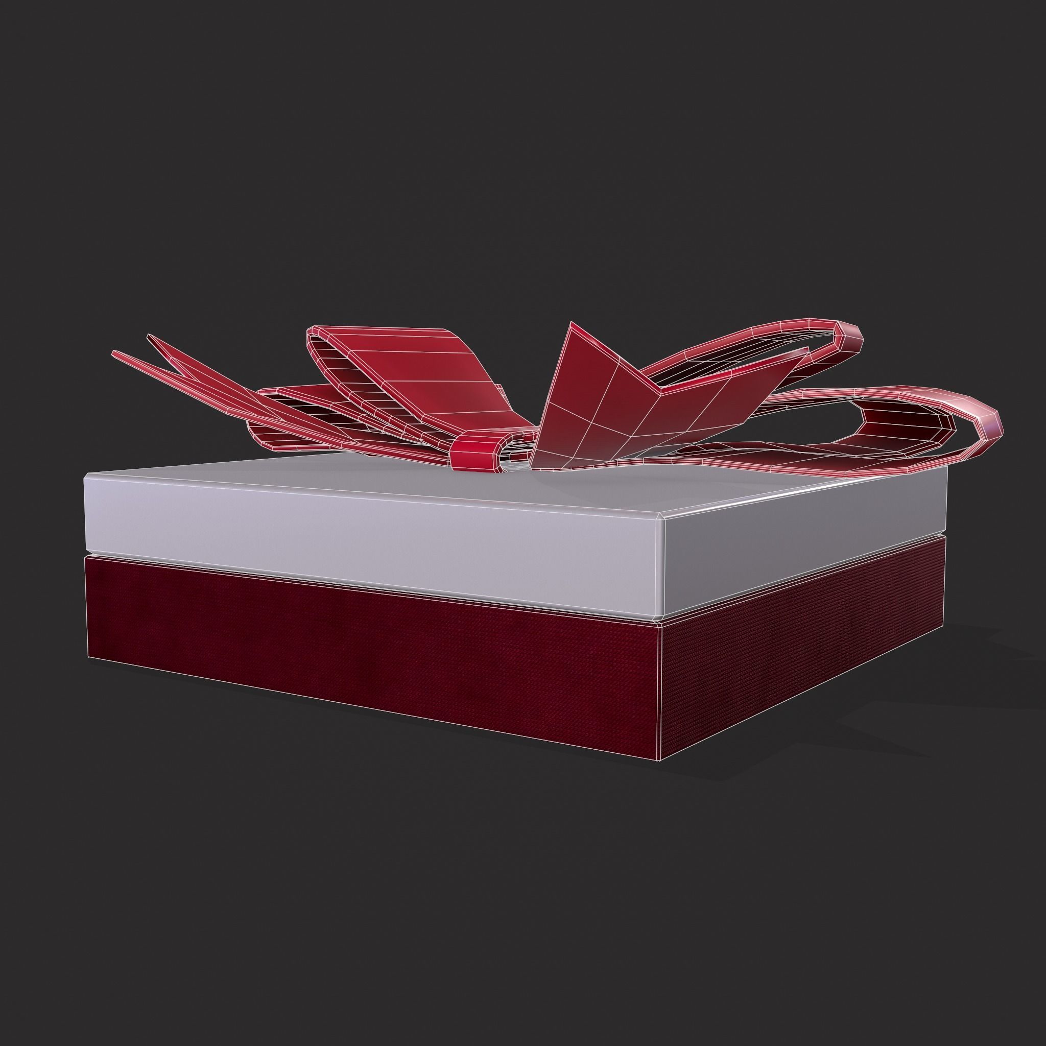 Love Chocolates Box Low-poly 3D model_16