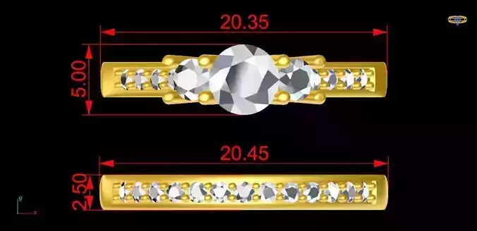  FASHION ENGAGEMENT RING OR BAND 0302-22