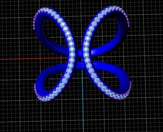 Fashion Ring 3D print model_21