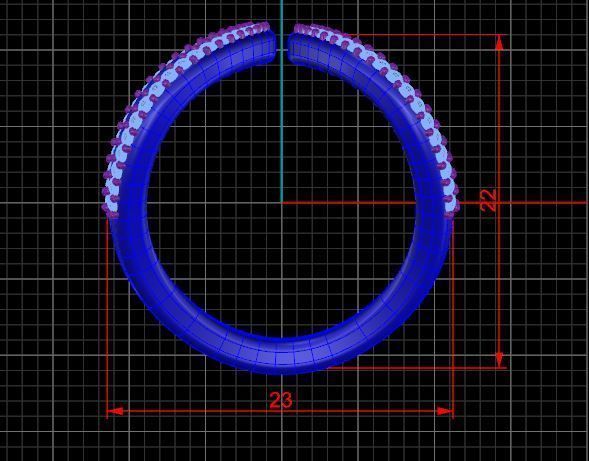 Fashion Ring 3D print model_27