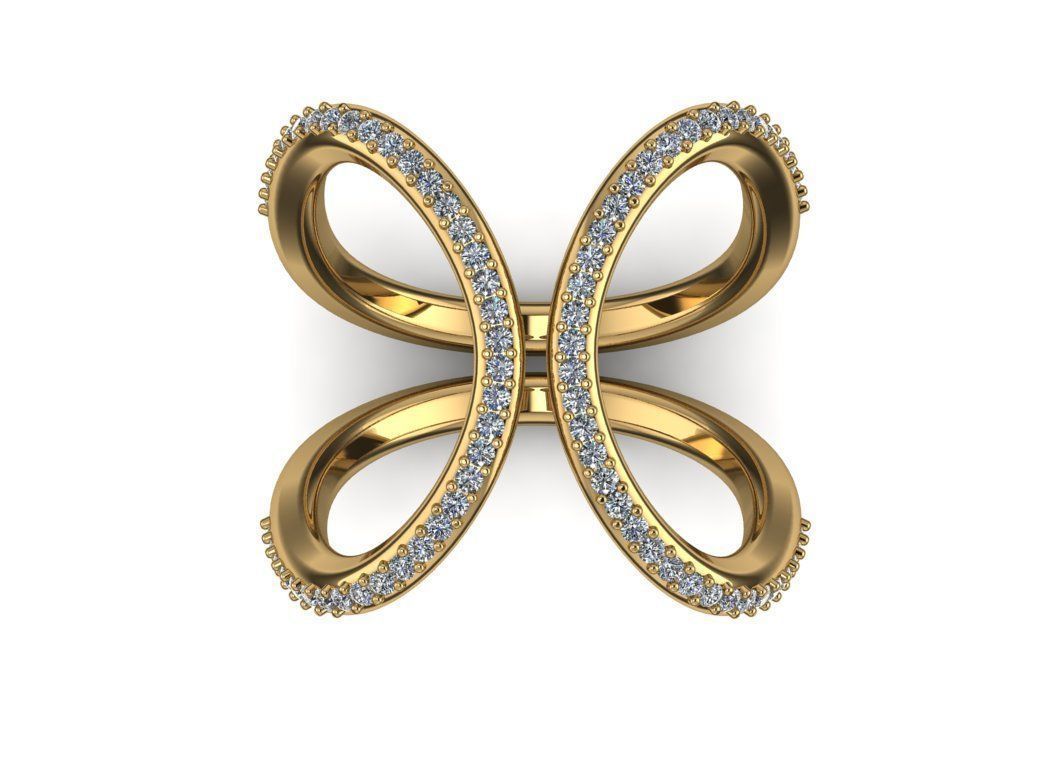 Fashion Ring 3D print model_5