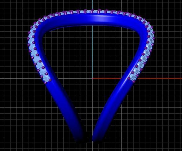 Fashion Ring 3D print model_23