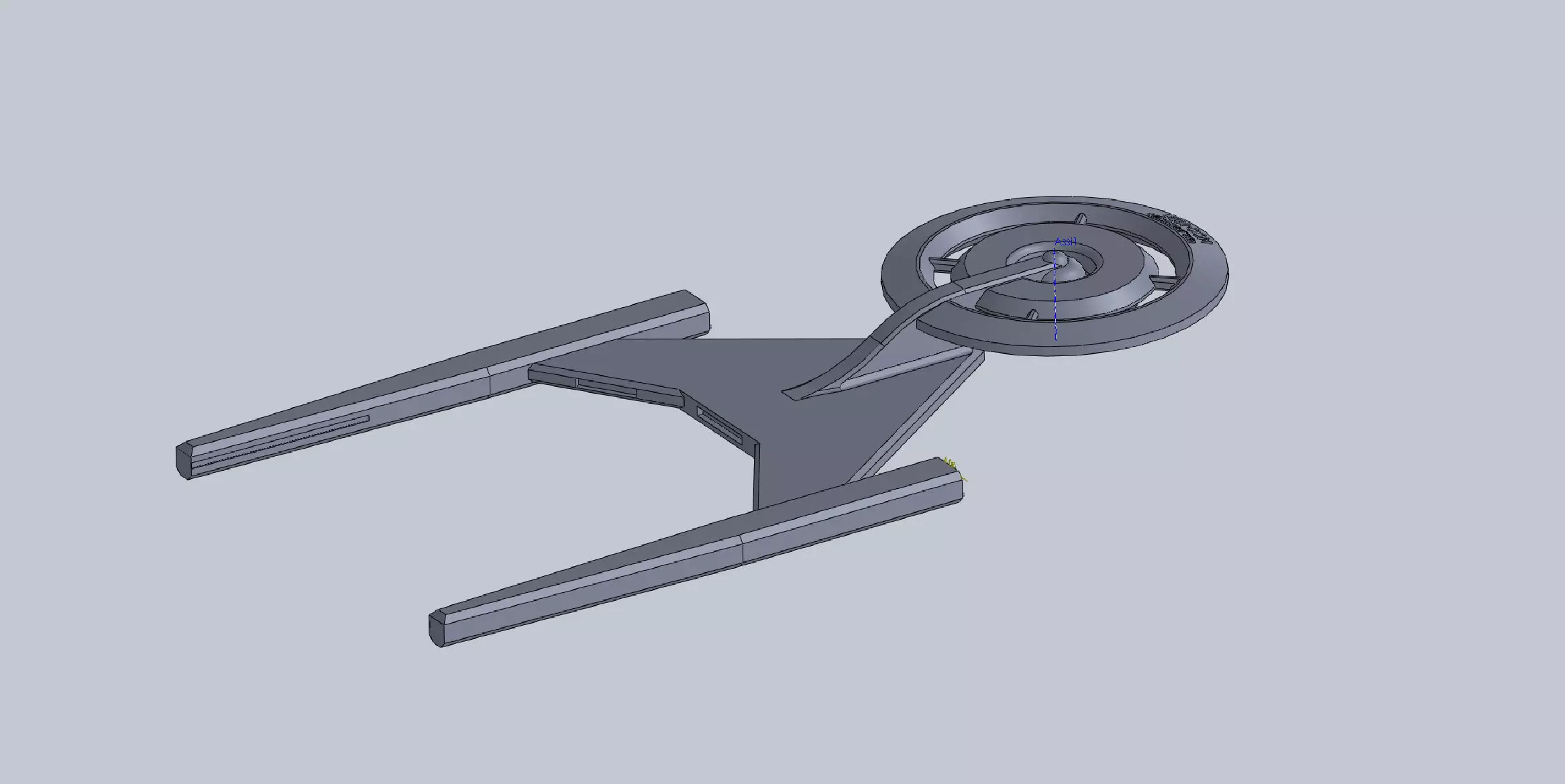 Star trek USS Discovery Free 3D print model