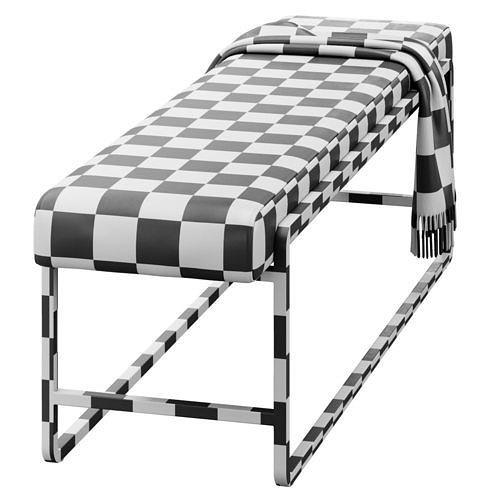 Sled Bench by FourHands 3D model 6