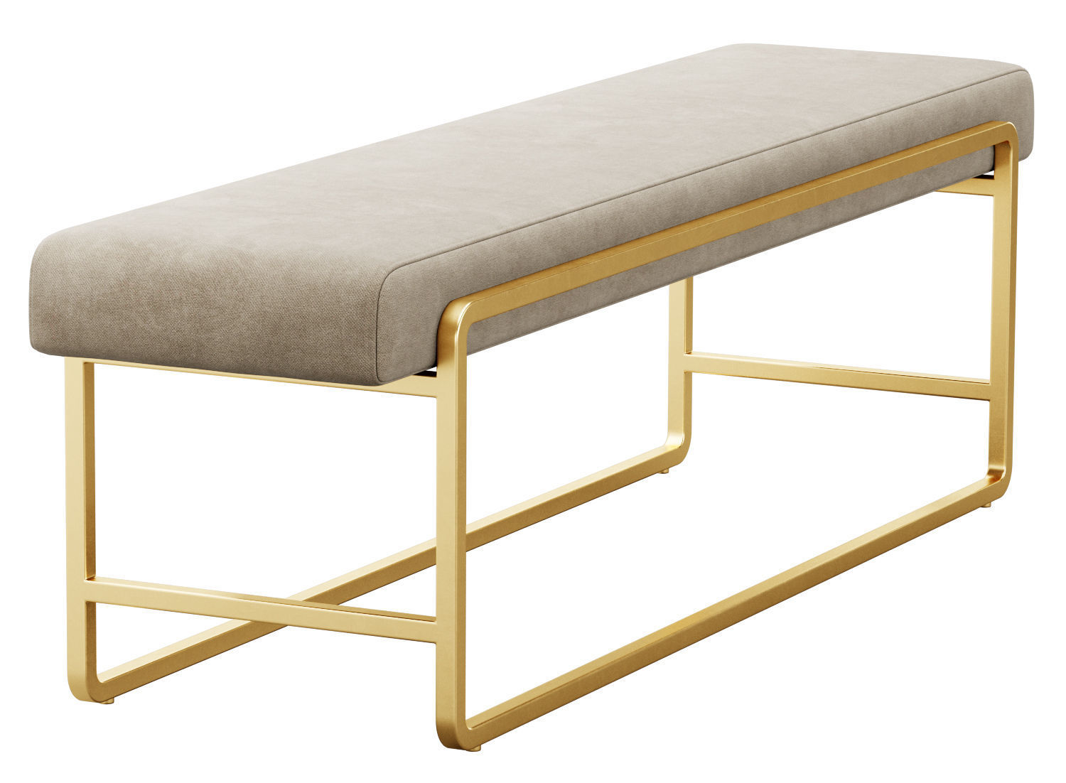 Sled Bench by FourHands 3D model_10