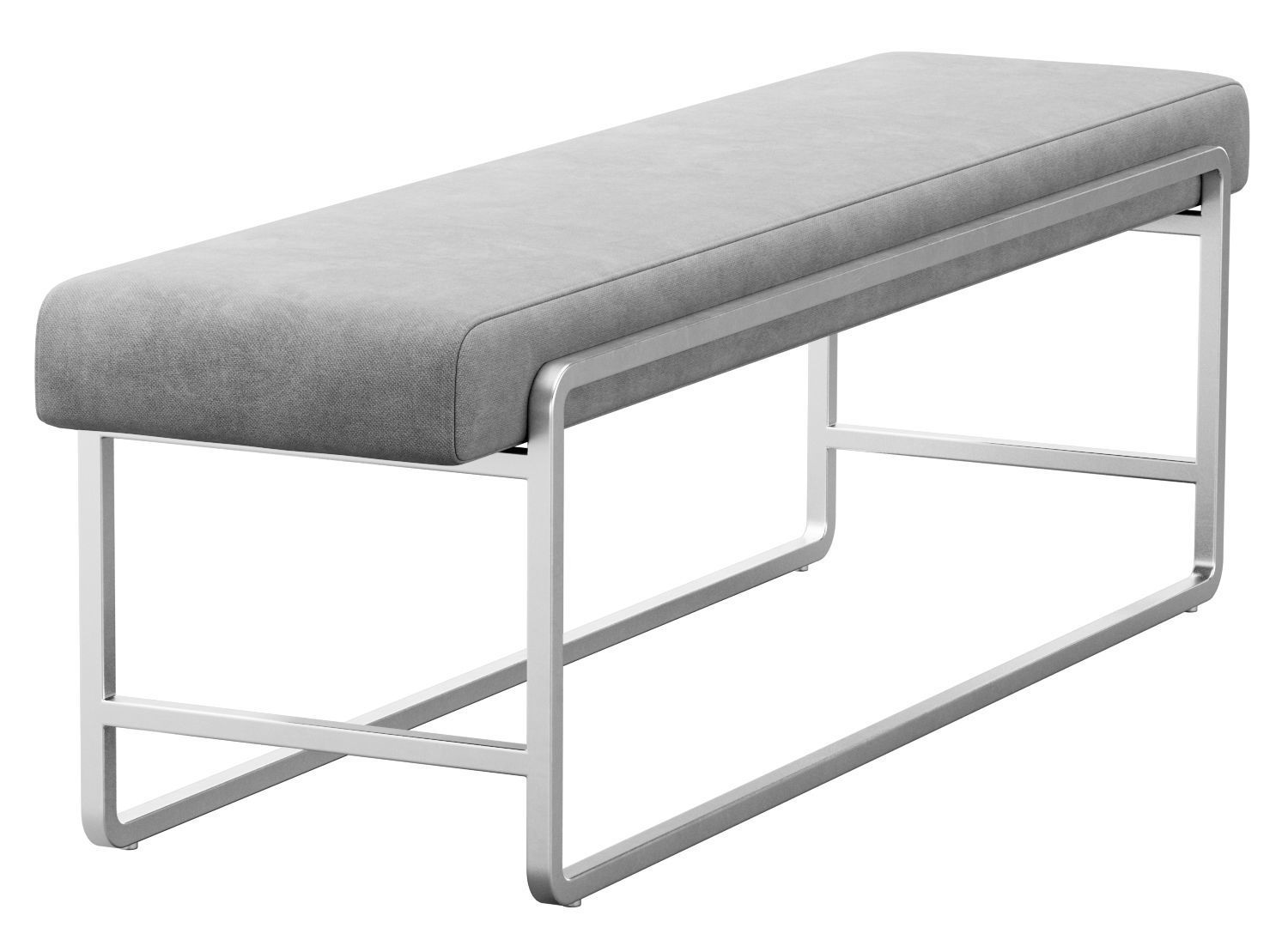 Sled Bench by FourHands 3D model_11