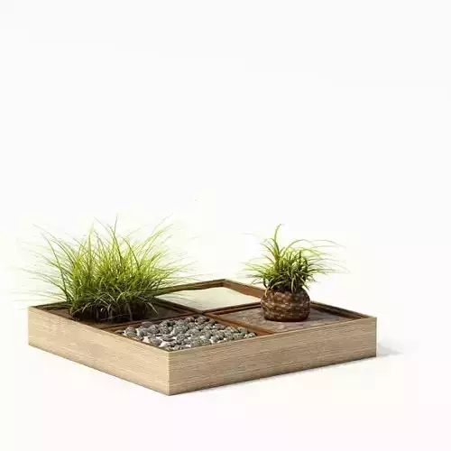 Modern Multiple  Plant Pot 3D model