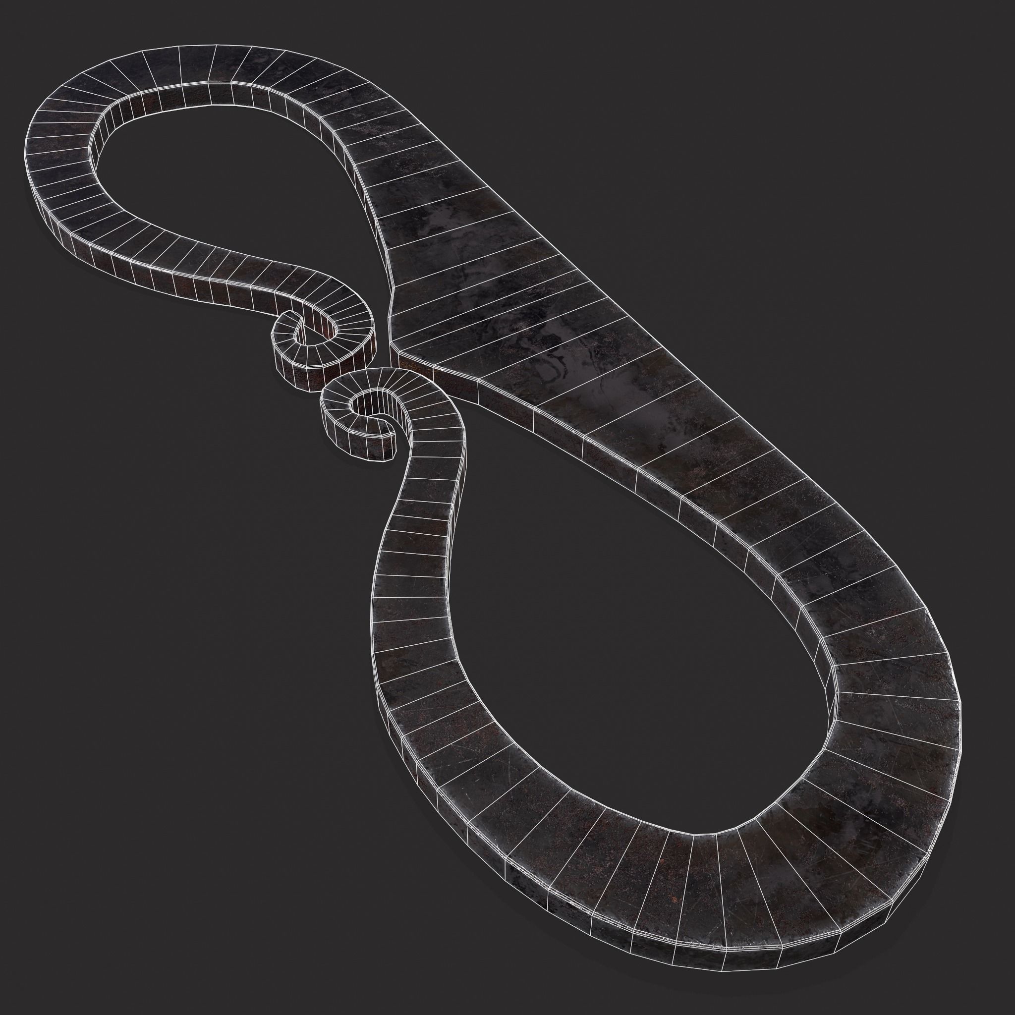 Medieval Flint and Striker Low-poly 3D model_8