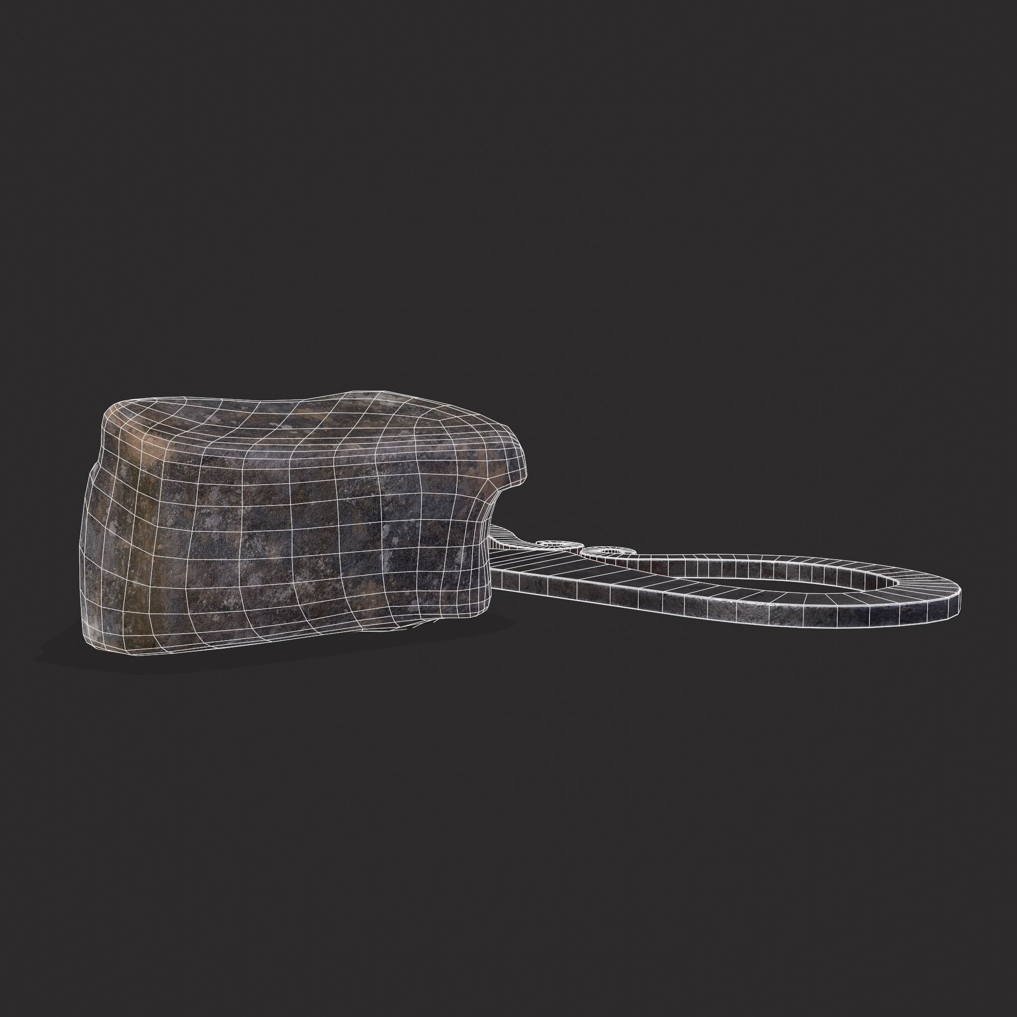 Medieval Flint and Striker Low-poly 3D model_18