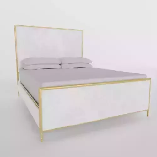 3D model of Iron Bed Royce designed by Wesley Allen 3D model