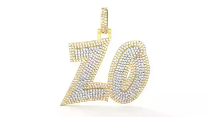 Model 716 Necklace Diamond Pendant