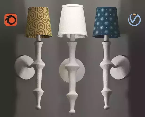 Marabella 1-Light Wall Sconce-High poly