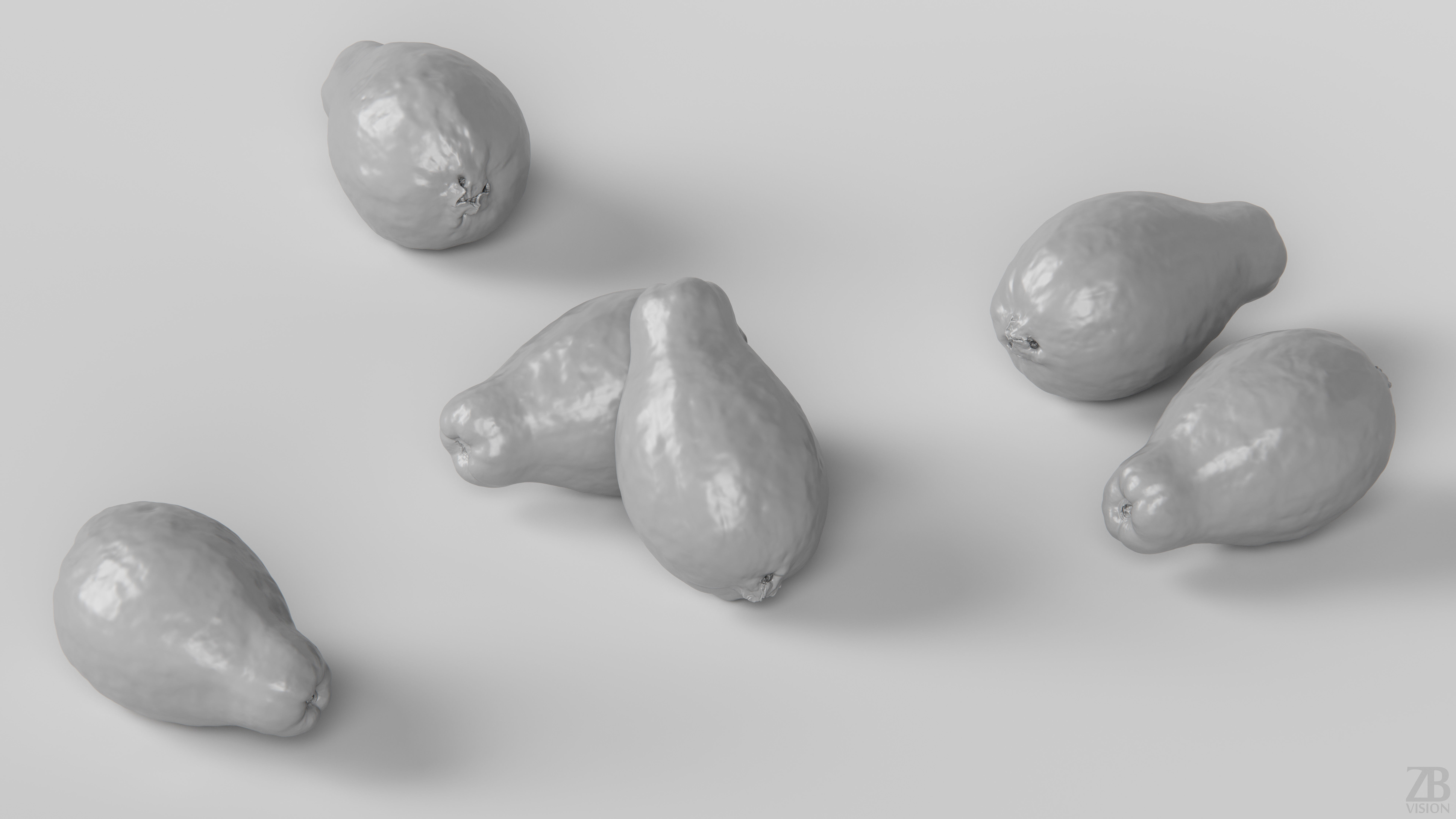 Guava 3D model_3