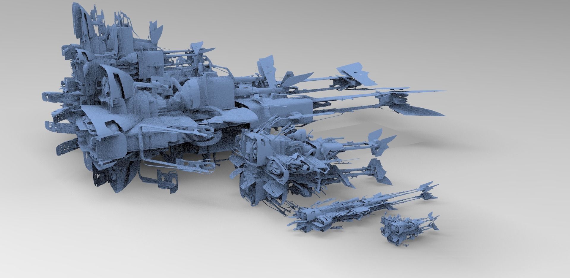 Star Wars inspired Racer 5 designs 3D model_1