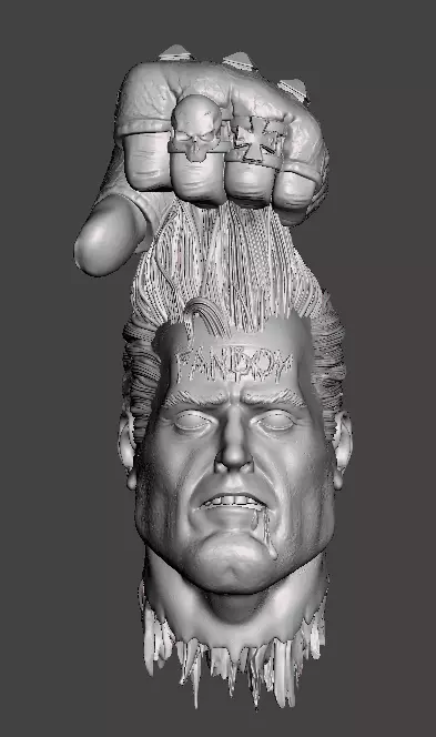 hand for lobo mcfarlane 3D print model