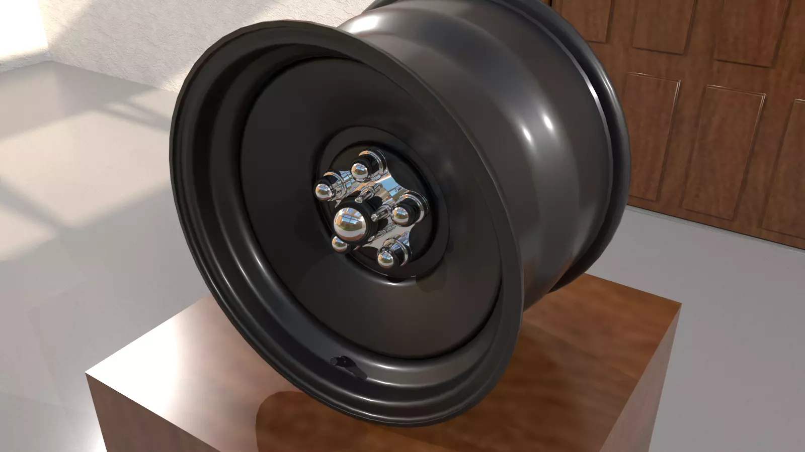 Rad Rat Rims Car wheel rat rod 17 inches x 8 inches 3D model | CGTrader