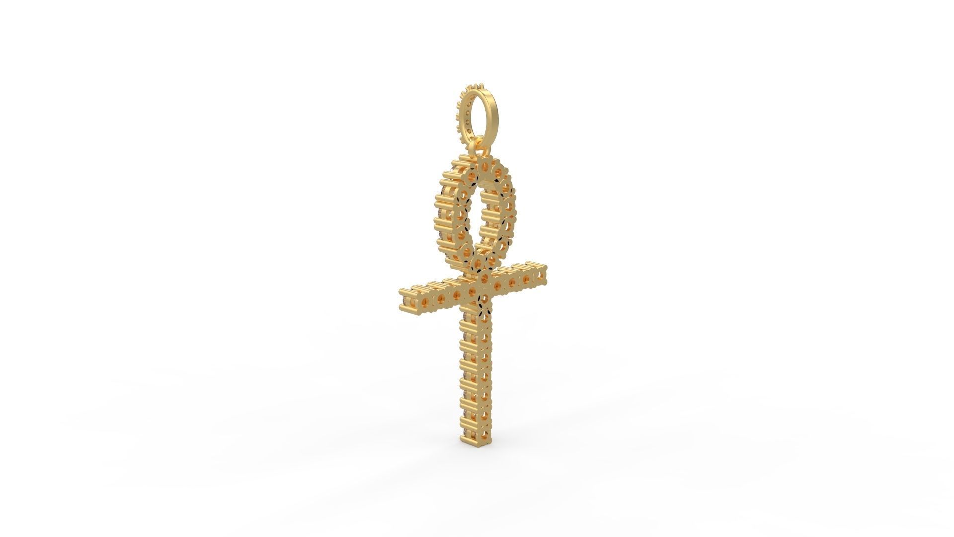 Ankh Pendant 3D print model_3