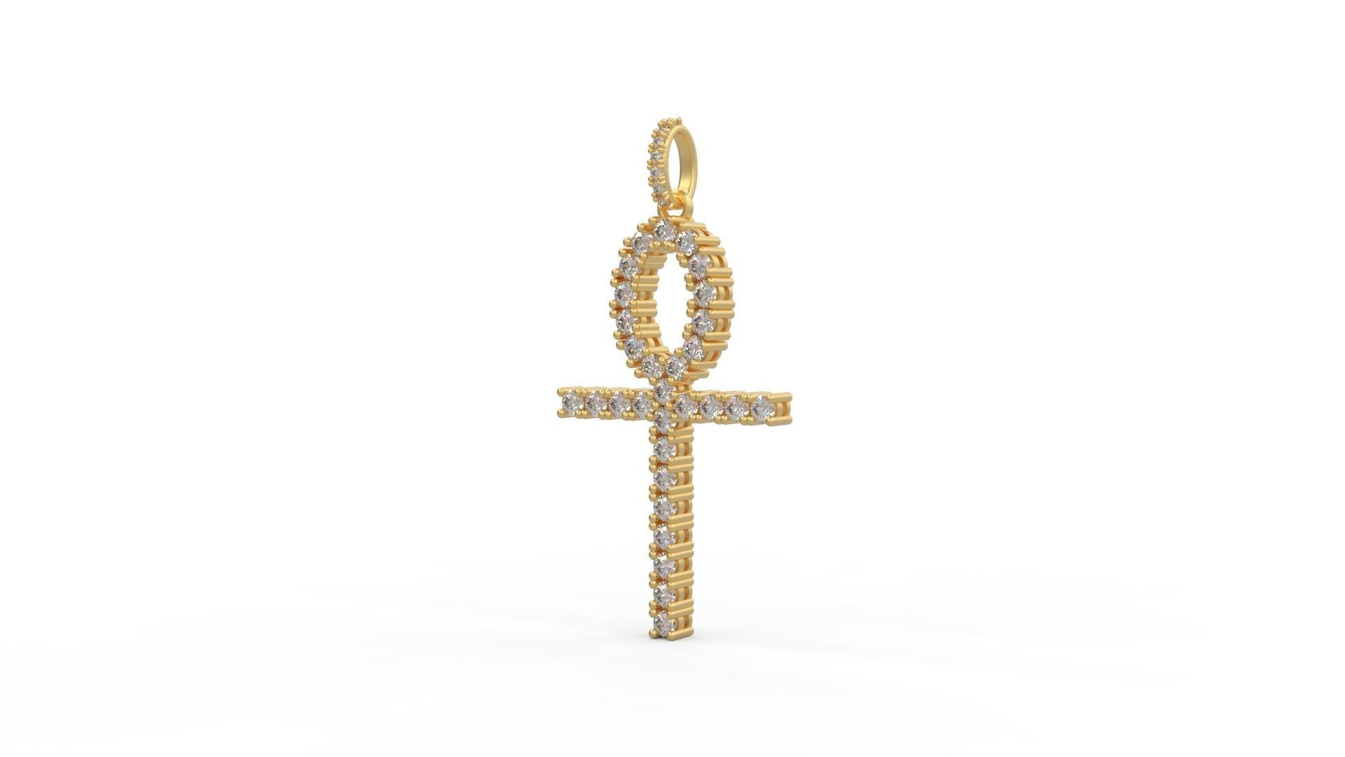 Ankh Pendant 3D print model_1