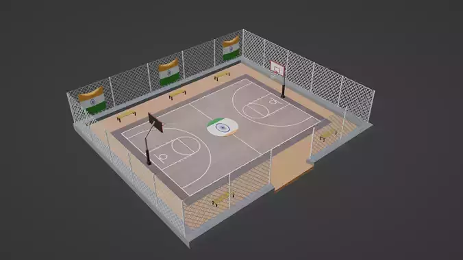 Basketball Stadium - India